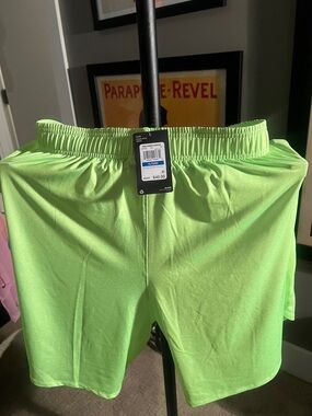 Cool Neon Green Athletic Shorts - Youth & Adult Active Bottoms 🥳